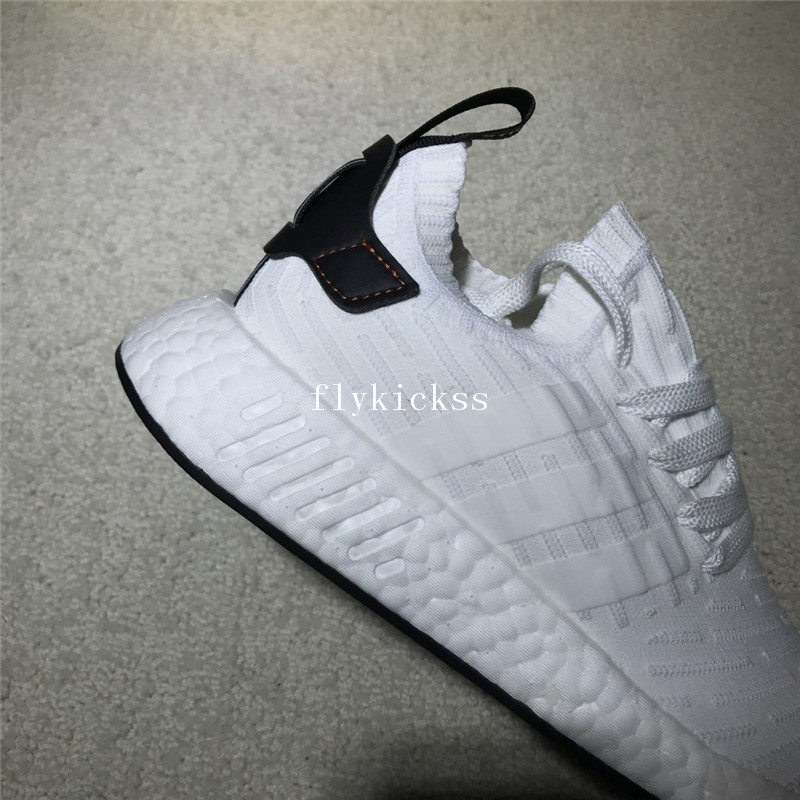 Real Boost Adidas NMD R2 Primeknit White